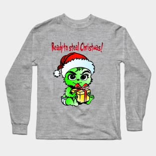 baby grinch Long Sleeve T-Shirt